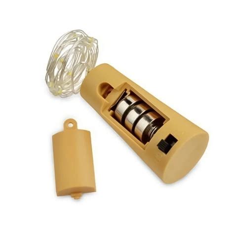Wine Bottle Cork String Light - Multi LED, 2M Copper Wire