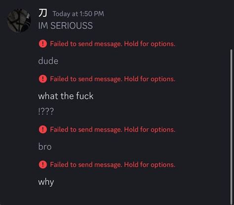 Image result for Discord Error to Send Message