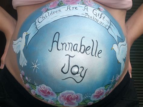 Relyea Family Entertainment: Pregnant Belly Painting