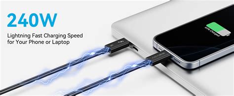 Acasis 80Gbps Thunderbolt 5 Cable with 120Gbps Bandwidth and 240W Charging