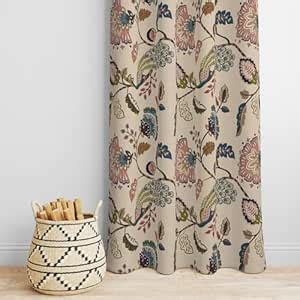 Buy DECOMIZER flower Opaque Super Soft Brushed Microfiber Cotton Door ...