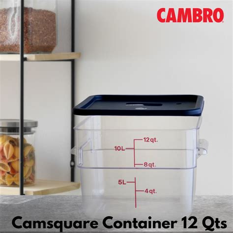 Jual Cambro Camsquare Kontainer Makanan Cambro - Square Food Storage ...