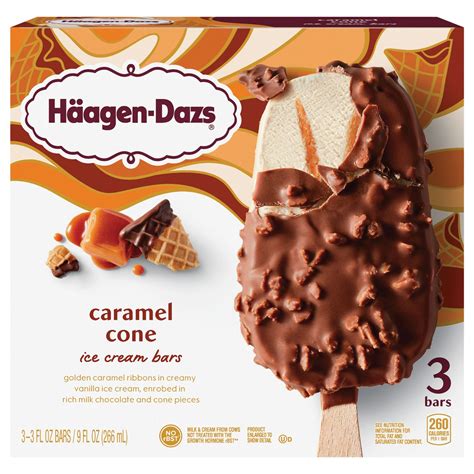 Haagen-Dazs Caramel Cone Ice Cream Snack Bars-Main