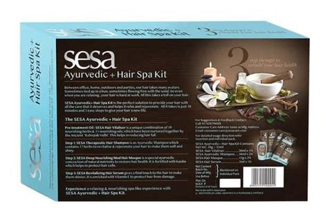 Buy SESA AYURVEDIC HAIR SPA KIT BOX OF 3 Online & Get Upto 60% OFF at ...