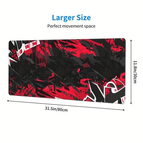 Mouse Pad Large Gaming Mouse Pad Stitched Edges Mouse Mat - Temu Australia