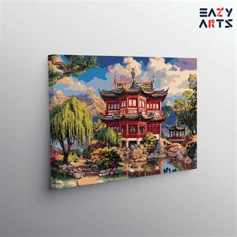 Beautiful House Paint By Numbers kit by Eazy Arts – eazyarts.in