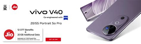 Jio Vivo 40 Series Offer: Get 12 OTT Benefits & 20GB Extra Data