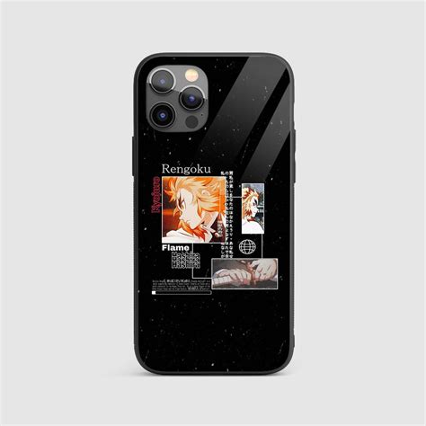 Rengoku Flame Silicone Armored Phone Case - Ultimate Protection