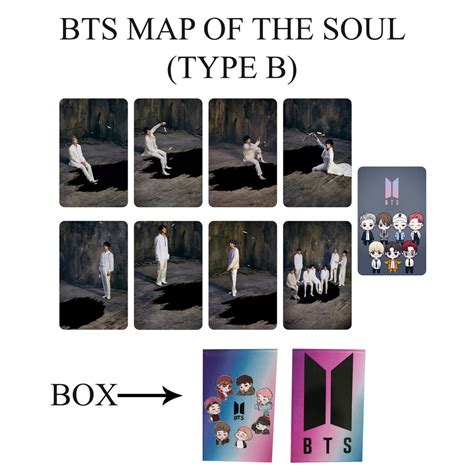 Jual PHOTOCARD MAP OF THE SOUL 7 BTS / BTS MAP OF THE SOUL 7 PHOTOCARD (TYPE B) | Shopee Indonesia