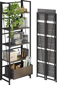 GAJ INTERNATIONAL Adjustable Set of 3-Shelf Metal Storage Shelving Unit ...