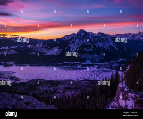 As the sun rose over the horizon, the colours in the sky were getting ...