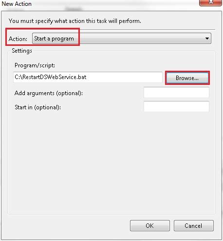 Image result for Task Scheduler PowerShell Restart Service