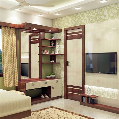 Master bedroom design ( dressing unit & tv unit view) | homify