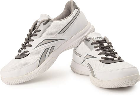 Reebok Overhead Smash LP Tennis Shoes For Men - Buy White, Silver, Grey ...