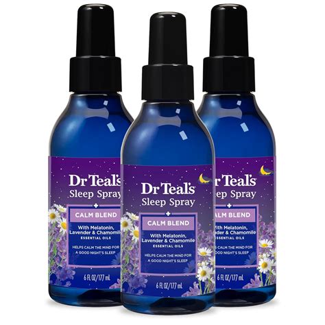 Dr Teal's Calm Blend Spray with Melatonin, Lavender & Chamomile ...