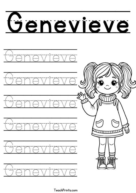 G Name Tracing Worksheets – 28 Names (Free & Printable) - Teach Prints