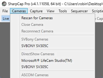 SharpCap Tutorial 1 的图像结果
