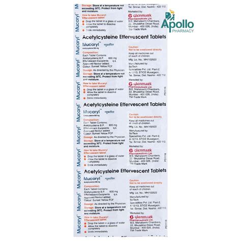 Mucaryl Tablet Orange Sugar Free 10's Price, Uses, Side Effects ...