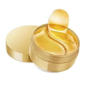 60 Pcs 24k Gold Under Eye Patches for Dark Circles Puffiness Wrinkles ...
