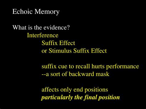 Image result for Echoic Memory Examples