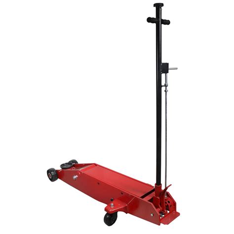 Dragway Tools 10 Ton Hydraulic Long Floor Jack T-Handle, Foot Pedal