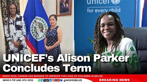 UNICEF’s Alison Parker Concludes Term | Greater Belize Media