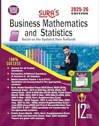SURA`S 12th Std Business Mathematics and Statistics Exam Guide in ...