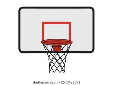 44 Basketball Net Clipart Black White Royalty-Free Images, Stock Photos ...