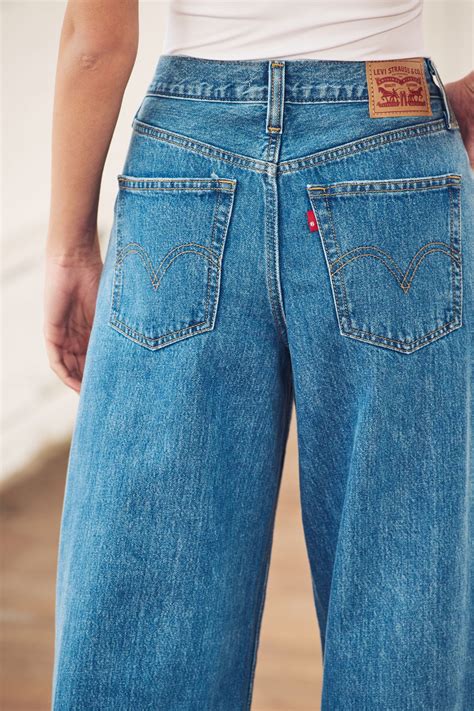 Buy Levi's® Mid Blue 94 Baggy Wide Leg Jeans from the Next UK online shop