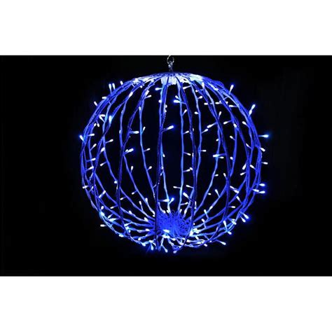 Queens of Christmas S-200SPH-BL-20 20 in. LED Sphere Lights, Blue - 200 ...