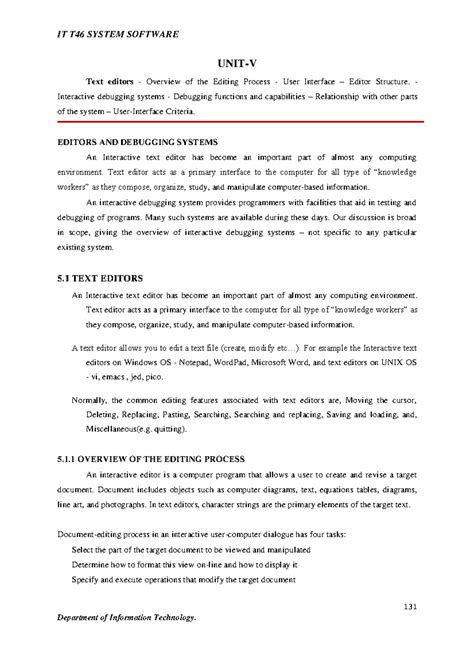 SS(U5) - Text editors - Overview of the Editing Process - User ...