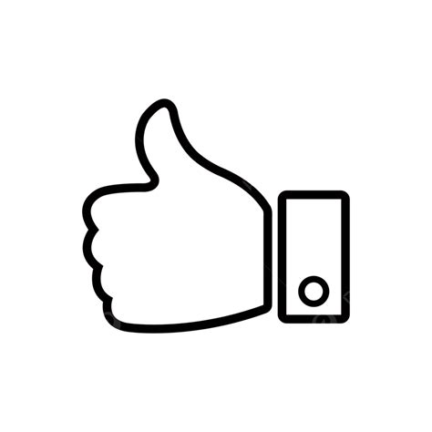 Thumbs Down Black And White Clipart