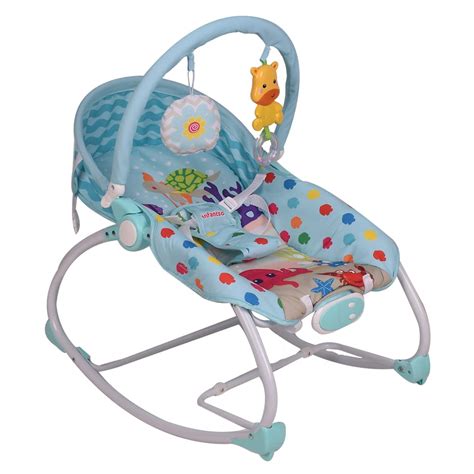 Buy INFANTSO Baby Rocker & Bouncer for 0 to 2 Years (Blue), Portable ...