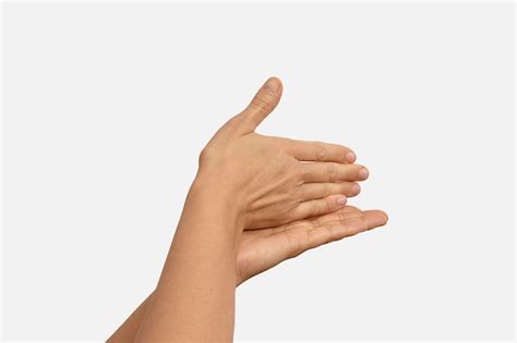Image result for Hand Over Forearms Sign Language