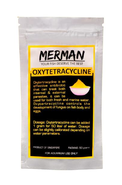 Merman Oxytetracycline Aquarium Fish Antibiotic Medicine,50G ...