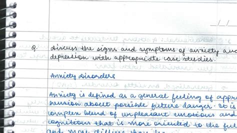 Y&MH - Assignment: Anxiety and Depression Case Studies Analysis - Studocu