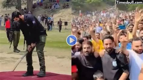 Watch Video: Indian Army Officer’s Cricket Game with Kashmir Locals ...