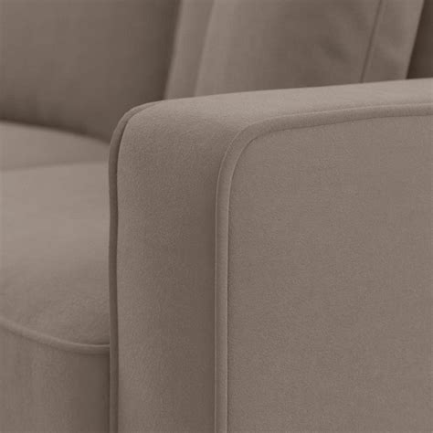 Moscow 1 Seater + 4 Seater L Shape Fabric Sofa With Ottoman For Living ...