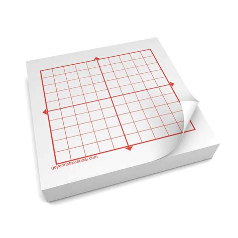 Graphing 3M Post-it Notes, X Y Axis- 20 x 20 square grid | Geyer ...