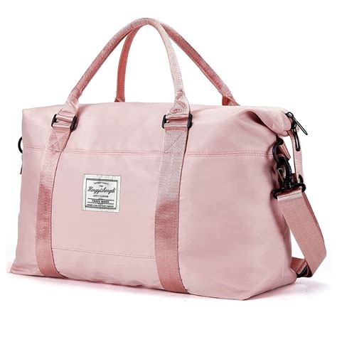 Storite Nylon 44 Cm Travel Duffle Bag for Women, Wet Separated Gym Tote ...