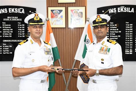 Leadership Transition at INS Eksila: Commodore Rupesh Venugopal Assumes ...
