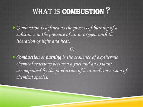 Combustion and fossil fuels | PPTX