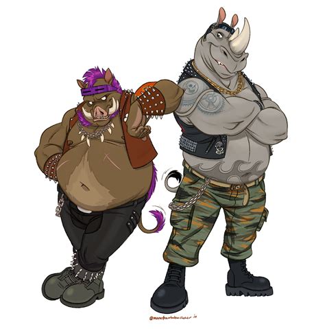 Bebop And Rocksteady Concept Art