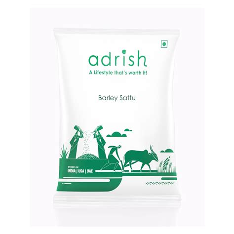 Adrish Zerowaste Organic Barley Sattu (500gm) - Roasted Jau Sattu ...