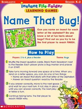 Buy Name That Bug! (Instant File-Folder Learning Games) Book Online at ...