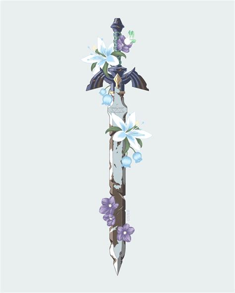 [BotW][OC] Master Sword fanart by me : r/zelda