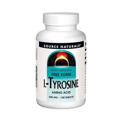 Source Naturals, L-Tyrosine, 100 Tablets – Maple Herbs
