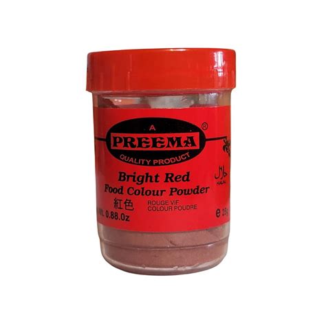 Preema Red Food Color 25g (Pack of 10) - Walmart.com