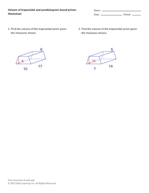 How To Find The Volume Of A Trapezoidal Prism