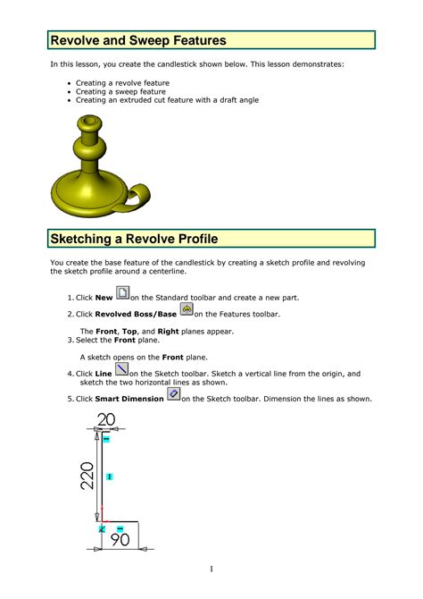Image result for Revolve Feature SolidWorks